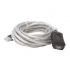 Sabrent Cable USB CB-USBXT, USB-A Macho - USB-A Hembra, 10 Metros, Negro/Blanco