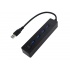 Sabrent Hub USB 3.0 con Interruptor, 4 Puertos, 5000 Mbit/s, Negro  1