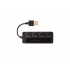 Sabrent Hub USB 2.0 con Switches - 4x USB 2.0 Hembra, 480 Gbit/s, Negro  3