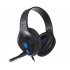 SADES Audífonos Gamer CPower, Alámbrico, 1.2 Metros, 3.5mm, Negro/Azul  2