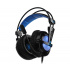 SADES Audífonos Gamer Locust Plus 7.1, Alámbrico, 2.2 Metros, USB-A, Negro/Azul  2