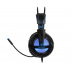 SADES Audífonos Gamer Locust Plus 7.1, Alámbrico, 2.2 Metros, USB-A, Negro/Azul  3