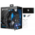 SADES Audífonos Gamer Dazzle 7.1, Alámbrico, 2.2 Metros, USB-A, Negro/Azul  6