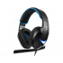 SADES Audífonos Gamer Wands, Alámbrico, 2.2 Metros, USB-A, Negro/Azul