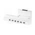 Samsung Docking Station Flip 2 Tray CY-TF65BR, 2x USB-A 2.0, 2x HDMI, 2x USB-B, Blanco  3