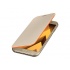 Samsung Funda Neon Flip Cover para Galaxy A7, Oro  4