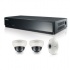 Samsung Kit de Vigilancia SRK-3030S de 3 Cámaras (2x Domo + 1x Fisheye 5MP) y Grabadora NVR PoE 1TB de 4 Canales  1