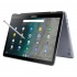 Samsung 2 en 1 Chromebook Plus 12.2" Full HD, Intel Core m3-7Y30 2.60GHz, 4GB, 64GB, Chrome OS, Plata ― Teclado en Inglés  6