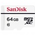 Memoria Flash SanDisk Surveillance, 64GB MicroSDXC Clase 10, con Adaptador  1