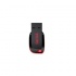 Memoria USB SanDisk Cruzer Blade CZ50, 4GB, USB 2.0, Negro/Rojo