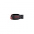 Memoria USB SanDisk Cruzer Blade CZ50, 4GB, USB 2.0, Negro/Rojo - Imagen adicional 1