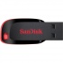Memoria USB SanDisk Cruzer Blade, 32GB, USB A 2.0, Negro/Rojo  1
