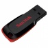 Memoria USB SanDisk Cruzer Blade CZ50, 32GB, USB 2.0, Negro/Rojo  2