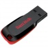 Memoria USB SanDisk Cruzer Blade, 64GB, USB A 2.0, Negro/Rojo  3