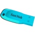 Memoria USB SanDisk Cruzer Blade, 8GB, USB 2.0, Turquesa - Imagen adicional 1