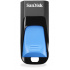 Memoria USB SanDisk Cruzer Edge, 4GB, USB-A 2.0, Lectura 15 MB/s, Escritura 10MB/s, Negro/Azul  2
