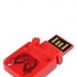 Memoria USB SanDisk Cruzer Pop, 8GB, USB 2.0, Negro/Rojo  2