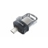 Memoria USB SanDisk Ultra Dual Drive M3.0, 128GB, USB-A/Micro-USB 3.0, Lectura 150MB/s, Gris  1
