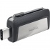 Memoria USB SanDisk Ultra Dual Drive, 128GB, USB-A/USB-C 3.0, Lectura 150MB/s, Negro/Plata  2