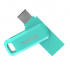 Memoria USB SanDisk Ultra Dual Drive Go, 256GB, USB-A/USB-C 3.0, Lectura 400MB/s, Escritura 150MB/s, Verde 