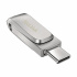 Memoria USB Sandisk Ultra Dual Drive Luxe, 128GB, USB C, Lectura 150MB/s, Plata  3
