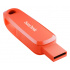 Memoria USB SanDisk SDDDC6-064G-G46N0, 64GB, USB-C 3.0, Lectura 100MB/s, Naranja  2