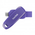 Memoria USB SanDisk SDDDC6-064G-G46PO, 64GB, USB-C 3.0, Lectura 100MB/s, Escritura 50MB/s, Morado  1