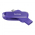 Memoria USB SanDisk Ultra Dual, 128GB, USB-A/USB-C 3.2 Gen 1, Morado  3