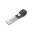 Memoria USB SanDisk iXpand, 16GB, USB 3.0/Lightning, Negro/Plata  1