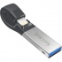 Memoria USB SanDisk iXpand, 32GB, USB 3.0/Lightning, Negro/Plata  3