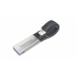 Memoria USB SanDisk iXpand, 64GB, USB 3.0/Lightning, Negro/Plata  1