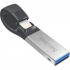 Memoria USB SanDisk iXpand, 64GB, USB 3.0/Lightning, Negro/Plata  3