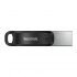 Memoria USB SanDisk iXpand Go, 128GB, USB 3.2/Lightning, Gris  2