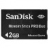 Memoria Flash SanDisk, PRO Duo, 2GB