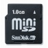 Memoria Flash SanDisk, 1GB miniSD  1