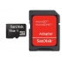 Memoria Flash SanDisk, 16GB microSDHC Clase 4, con Adaptador  1