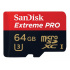 Memoria Flash SanDisk Extreme Pro, 64GB microSDXC UHS-I Clase 10  1
