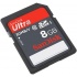 Memoria Flash SanDisk, 8GB Ultra SDHC, Clase 10  1