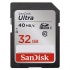 Memoria Flash SanDisk Ultra, 32GB SDHC UHS-I Clase 10, Lectura 30 MB/s  1