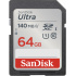 Memoria Flash Sandisk Ultra, 64GB SDXC UHS-I Clase 10  1