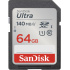 Memoria Flash Sandisk Ultra, 64GB SDXC UHS-I Clase 10