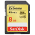 Memoria Flash SanDisk Extreme, 8GB SDHC UHS-I Clase 10  1