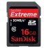 Memoria Flash SanDisk, 16GB Extreme SDHC, Lectura 30 MB/s  1