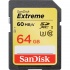 Memoria Flash SanDisk Extreme, 64GB SDXC UHS-I Clase 10  1