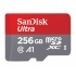 Memoria Flash SanDisk Ultra, 256GB MicroSDXC Clase 10  1