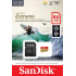 Memoria Flash SanDisk Extreme, 64GB MicroSDXC UHS-I Clase 10, con Adaptador - Imagen adicional 2