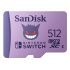 Memoria Flash SanDisk SDSQXAO-128G-GNCZN, 512GB MicroSDXC Clase 3 8U3), para Nintendo Switch  1