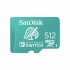 Memoria Flash SanDisk SDSQXAO-512G-GNCZN, 512GB MicroSDXC Class 3 (U3), para Nintendo Switch  1