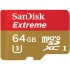 Memoria Flash SanDisk Extreme, 64GB microSDXC UHS-I Clase 10, con Adaptador  1
