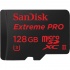 Memoria Flash SanDisk Extreme Pro, 128GB MicroSDXC UHS-II Clase 10, con Adaptador  1